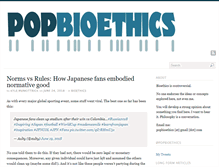 Tablet Screenshot of popbioethics.com